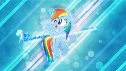 Size: 7680x4320 | Tagged: safe, artist:game-beatx14, artist:kysss90, artist:parclytaxel, rainbow dash, pegasus, pony, g4, absurd file size, absurd resolution, cutie mark, female, flying, high res, open mouth, smiling, solo, turned head, vector, wallpaper