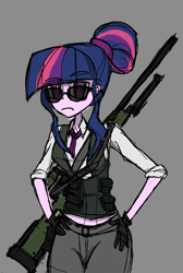 Size: 1411x2099 | Tagged: safe, artist:willowcatkin, sci-twi, twilight sparkle, equestria girls, g4, clothes, counter-strike, suit