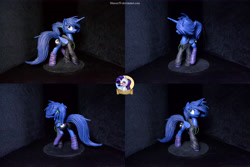 Size: 9216x6144 | Tagged: safe, artist:shuxer59, princess luna, alicorn, pony, g4, absurd file size, absurd resolution, commission, figurine, irl, photo, solo