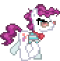 Size: 86x88 | Tagged: safe, artist:botchan-mlp, the unconditioner, earth pony, pony, animated, clothes, desktop ponies, glasses, male, pixel art, simple background, solo, sprite, stallion, transparent background, trotting