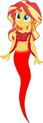 Size: 528x1504 | Tagged: safe, artist:invisibleink, artist:tylerajohnson352, sunset shimmer, genie, equestria girls, g4, armlet, belly button, belly dancer outfit, bracelet, ear piercing, earring, eyelashes, geniefied, harem outfit, hooped earrings, jewelry, midriff, piercing, simple background, solo, transparent background