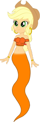 Size: 529x1598 | Tagged: safe, artist:invisibleink, artist:tylerajohnson352, applejack, genie, equestria girls, g4, armlet, belly button, belly dancer outfit, bracelet, ear piercing, earring, eyelashes, freckles, geniefied, harem outfit, hat, hooped earrings, jewelry, midriff, piercing, tied hair