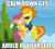Size: 513x463 | Tagged: safe, edit, edited screencap, screencap, scootaloo, spitfire, pegasus, pony, abuse, airplane!, animated, caption, clothes, cropped, duo, female, filly, flying, foal, gif, holding a pony, image macro, jewelry, loop, mare, movie reference, necklace, pinpoint eyes, scootabuse, shaking, spitfire's tie, sunglasses, text, uniform, whistle, whistle necklace, wonderbolts dress uniform