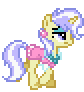 Size: 84x92 | Tagged: safe, artist:jaye, artist:ponynoia, upper crust, pony, unicorn, g4, animated, clothes, desktop ponies, female, horn, mare, pixel art, simple background, solo, sprite, transparent background, trotting