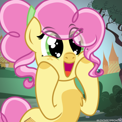 Size: 2000x2000 | Tagged: safe, artist:lovinglypromise, li'l cheese, earth pony, pony, g4, older, solo