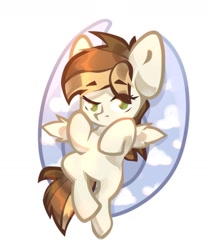 Size: 1080x1295 | Tagged: safe, artist:kingdom, oc, oc only, pegasus, pony, female, filly, foal, full body, smiling, solo