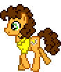 Size: 88x104 | Tagged: safe, artist:botchan-mlp, cheese sandwich, animated, blinking, cute, cute cheese sandwich, desktop ponies, facing left, gif, idle, pixel art, smiling, solo, sprite, trot cycle, trotting, walk cycle, walking