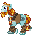 Size: 118x114 | Tagged: safe, artist:jaye, rockhoof, earth pony, pony, g4, animated, desktop ponies, male, pixel art, simple background, solo, sprite, stallion, transparent background, trot cycle, trotting, walk cycle, walking