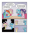 Size: 1102x1280 | Tagged: safe, artist:horsewizardart, fluttershy, rainbow dash, starlight glimmer, trixie, pegasus, pony, unicorn, g4, argument, awkward, awkward moment, bags under eyes, colored, crossed hooves, double date, eye clipping through hair, eyebrows, eyebrows visible through hair, eyelashes, female, flat colors, folded wings, frown, halftone, horn, indoors, lesbian, looking at each other, looking at someone, mare, open mouth, raised hoof, rant, ship:flutterdash, ship:startrix, shipping, signature, sitting, smiling, speech bubble, talking, text, wings