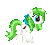 Size: 106x96 | Tagged: safe, artist:jaye, oc, oc only, oc:minty root, pony, unicorn, animated, desktop ponies, female, horn, mare, pixel art, simple background, solo, sprite, transparent background, trotting