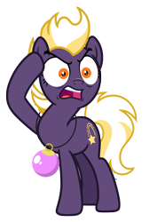 Size: 4545x6750 | Tagged: safe, artist:estories, oc, oc only, oc:wildheart, earth pony, pony, g4, absurd resolution, angry, christmas ball, female, floppy ears, mare, simple background, solo, transparent background, vector