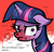 Size: 1202x1150 | Tagged: safe, artist:scandianon, twilight sparkle, pony, unicorn, g4, angry, arrow, cross-popping veins, dialogue, ears back, emanata, female, furrowed brow, horn, mare, pinpoint eyes, red face, scrunchy face, snorting, solo, unamused, unicorn twilight