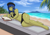 Size: 3068x2124 | Tagged: safe, artist:rapps, oc, oc only, oc:olivia, human, equestria girls, g4, beach, belly, belly button, bikini, book, clothes, female, hat, jewelry, midriff, palm tree, reading, solo, swimsuit, tree