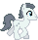 Size: 78x82 | Tagged: safe, artist:botchan-mlp, silver shill, earth pony, pony, animated, desktop ponies, male, pixel art, simple background, solo, sprite, stallion, transparent background, trotting