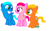 Size: 2284x1420 | Tagged: safe, artist:memeartboi, earth pony, pegasus, pony, anais watterson, brother and sister, brothers, bubble, clothes, colt, confused, confusion, daisy the donkey, darwin watterson, doll, family, female, filly, foal, gumball watterson, happy, male, ponified, sibling, sibling bonding, sibling love, siblings, simple background, sister, smiley face, smiling, socks, squee, the amazing world of gumball, toy, trio, white background