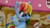 Size: 1920x1080 | Tagged: safe, screencap, rainbow dash, pegasus, pony, cake off, g4, g4.5, my little pony: stop motion short, confused, cute, solo, sugarcube corner