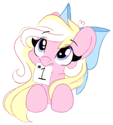 Size: 1409x1563 | Tagged: safe, artist:emberslament, oc, oc only, oc:bay breeze, pegasus, pony, bow, cute, doodle, female, hair bow, heart, heart eyes, looking up, mare, mouth hold, pegasus oc, simple background, transparent background, wingding eyes