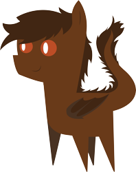 Size: 4553x5740 | Tagged: safe, artist:tikibat, oc, oc only, oc:tinker(polaris), dracony, dragon, hybrid, pony, brown mane, pointy ponies, simple background, solo, transparent background