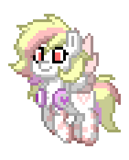 Size: 188x232 | Tagged: safe, oc, oc only, oc:faith melody, pony, pony town, animated, simple background, transparent background