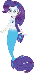 Size: 761x1627 | Tagged: safe, artist:invisibleink, artist:tylerajohnson352, rarity, mermaid, equestria girls, g4, bare shoulders, bracelet, ear piercing, earring, fish tail, jewelry, mermaid tail, mermaidized, mermarity, necklace, pearl necklace, piercing, simple background, sleeveless, solo, species swap, strapless, tail, transparent background