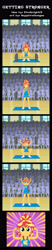 Size: 1444x7000 | Tagged: safe, artist:sapphiregamgee, sunset shimmer, human, equestria girls, g4, barbell, canterlot high, comic, commission, female, muscles, muscular female, sunset lifter, weight lifting, weights, wondercolts, wondercolts uniform