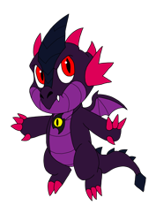 Size: 1000x1414 | Tagged: safe, artist:zetikoopa, dragon, cute, male, rainbow of darkness, sealed, simple background, solo, transparent background