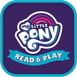 Size: 1024x1024 | Tagged: safe, ruckus media group, g4, my little pony read & play, official, app icon, my little pony logo, no pony