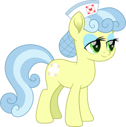 Size: 1784x1800 | Tagged: safe, artist:cloudy glow, nurse coldheart, nurse snowheart, earth pony, pony, g4, female, mare, simple background, solo, transparent background, vector