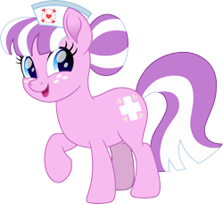 Size: 1972x1800 | Tagged: safe, artist:cloudy glow, nurse sweetheart, earth pony, pony, g4, female, mare, simple background, solo, transparent background, vector