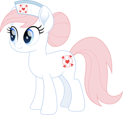 Size: 1927x1800 | Tagged: safe, artist:cloudy glow, nurse redheart, earth pony, pony, g4, female, mare, simple background, solo, transparent background, vector