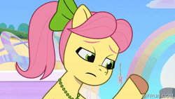 Size: 600x338 | Tagged: safe, screencap, posey bloom, earth pony, g5, my little pony: tell your tale, leak, spoiler:g5, spoiler:my little pony: tell your tale, spoiler:tyts02e13, p + p = bffs