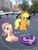 Size: 3024x4032 | Tagged: safe, applejack, fluttershy, twilight sparkle, alicorn, earth pony, human, pegasus, pony, g4, female, irl, irl human, mare, photo, ponies in real life, twilight sparkle (alicorn)