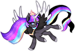 Size: 483x329 | Tagged: safe, artist:natures_love, oc, oc only, alicorn, pony, alicorn oc, female, horn, mare, simple background, solo, transparent background, wings