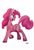 Size: 2650x3852 | Tagged: safe, artist:winpuss, pinkie pie, earth pony, pony, female, mare, simple background, solo, white background