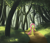 Size: 2122x1819 | Tagged: safe, artist:horselamp, fluttershy, pegasus, g4, crepuscular rays, forest, nature, path, solo, tree