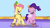 Size: 600x338 | Tagged: safe, screencap, pipp petals, posey bloom, earth pony, pegasus, pony, g5, my little pony: tell your tale, p + p = bffs, leak, spoiler:g5, spoiler:my little pony: tell your tale, spoiler:tyts02e13, animated, gif, turkish