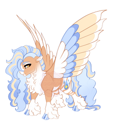 Size: 4100x4500 | Tagged: safe, artist:gigason, oc, oc only, oc:stardrop, pegasus, pony, chest fluff, cloven hooves, coat markings, colored hooves, colored pinnae, colored wings, ears back, facial markings, golden eyes, gradient mane, gradient tail, hoof polish, lidded eyes, long feather, long fetlocks, male, multicolored wings, obtrusive watermark, pale belly, parent:oc:voltage, parent:oc:whispering wave, parents:oc x oc, pegasus oc, shaved mane, shiny hooves, simple background, snip (coat marking), socks (coat markings), solo, spread wings, stallion, stripe (coat marking), stripes, tail, transparent background, watermark, wings, yellow eyes