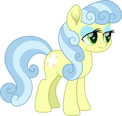 Size: 1892x1800 | Tagged: safe, alternate version, artist:cloudy glow, nurse coldheart, nurse snowheart, earth pony, pony, g4, female, mare, missing accessory, simple background, solo, transparent background