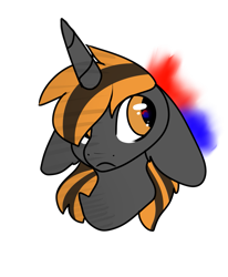 Size: 1029x1248 | Tagged: safe, oc, oc only, oc:nettle kiss, unicorn, ears back, floppy ears, horn, meme, police, scared, simple background, solo, transparent background, wanted