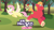 Size: 3840x2160 | Tagged: safe, anonymous artist, big macintosh, fluttershy, oc, oc:late riser, earth pony, pegasus, series:fm holidays, g4, g5, my little pony: tell your tale, alternate hairstyle, apple, apple tree, april fools, bush, colt, eyebrows, family, female, flying, foal, g4 to g5, generation leap, grin, lineless, looking at you, male, mare, no pupils, offspring, parent:big macintosh, parent:fluttershy, parents:fluttermac, raised eyebrow, ship:fluttermac, shipping, short mane, smiling, smiling at you, spread wings, stallion, straight, style emulation, toddler, tree, wings