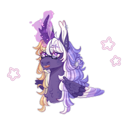 Size: 1800x1800 | Tagged: safe, artist:sleepy-nova, oc, oc only, oc:morningstar magic, alicorn, pony, colored wings, female, glasses, magic, mare, multicolored wings, simple background, solo, transparent background, wings