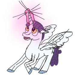 Size: 1000x1000 | Tagged: safe, artist:ramdom_player201, oc, oc only, alicorn, raised hoof, rough sketch, simple background, sketch, solo, spread wings, transparent background, wings
