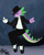 Size: 536x672 | Tagged: safe, artist:hollaholla69, spike, dragon, anthro, g4, clothes, male, michael jackson, older, older spike, solo, spikeal jackson