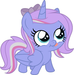 Size: 3073x3111 | Tagged: safe, artist:starcollider, oc, oc only, oc:starcollider, alicorn, pony, .svg available, :p, :t, bow, female, hair bow, simple background, solo, svg, tongue out, transparent background, vector