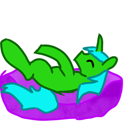 Size: 640x640 | Tagged: safe, artist:joeydr, oc, oc only, oc:green byte, pony, unicorn, horn, male, simple background, sleeping, solo, stallion, transparent background