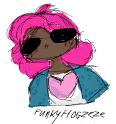 Size: 483x517 | Tagged: source needed, safe, artist:funkyfrogzeze, pinkie pie, human, g4, female, glasses, humanized, simple background, solo, white background