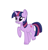 Size: 735x770 | Tagged: safe, artist:xinjinjumin293104353261, twilight sparkle, pony, unicorn, g4, female, fiction:empire of friendship, glasses, mare, redesign, simple background, solo, unicorn twilight, white background