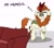 Size: 1899x1653 | Tagged: safe, artist:banquo0, autumn blaze, kirin, g4, adorable distress, cloven hooves, couch, cute, female, frown, nemesis couch, raised hoof, scared, shivering, solo, sweat, sweatdrops, text, thought bubble