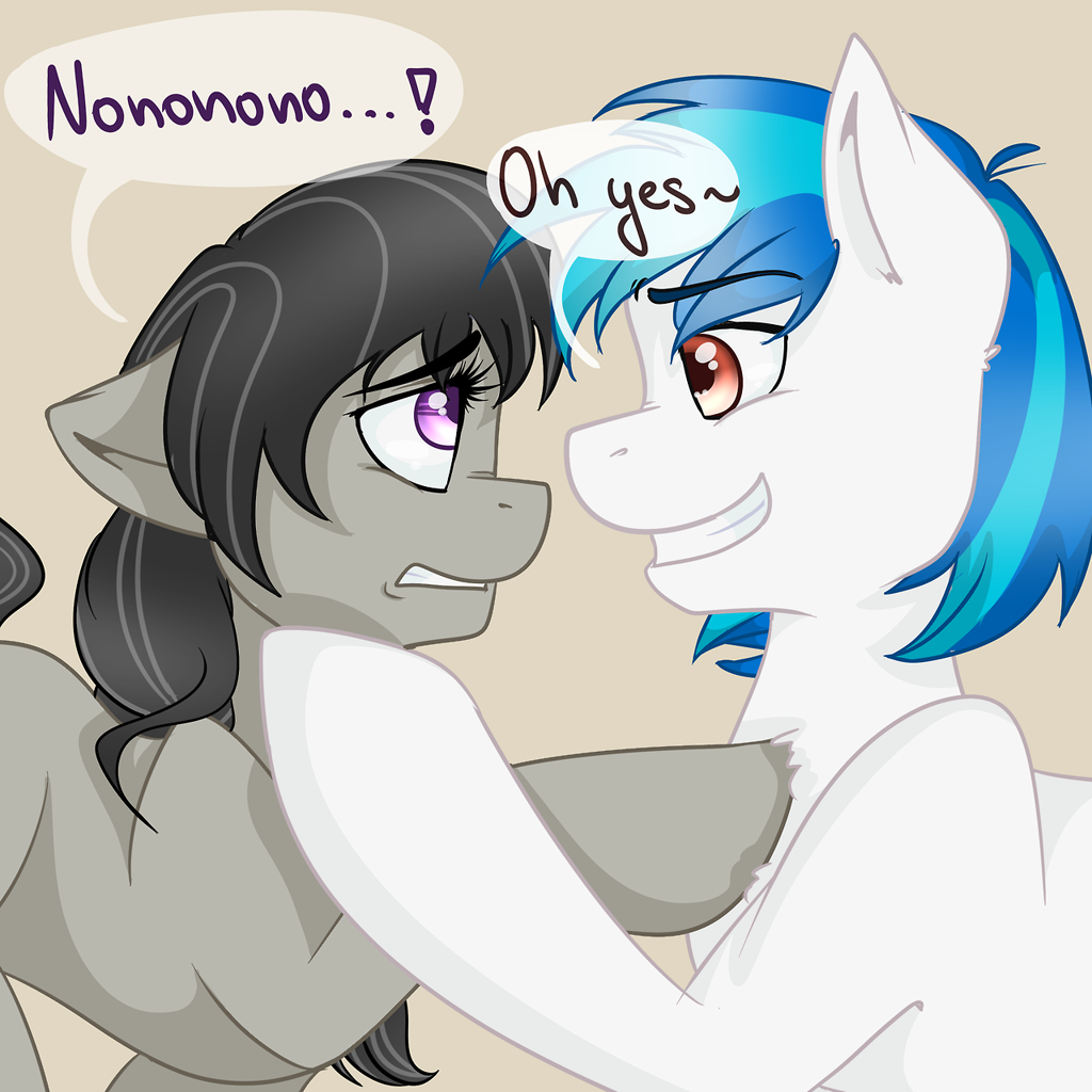 #3339203 - safe, artist:llacky, dj pon-3, octavia melody, vinyl scratch ...