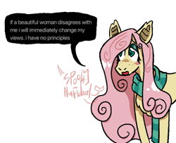 Size: 850x689 | Tagged: safe, artist:spooky-narwhal, part of a set, fluttershy, pegasus, pony, g4, chest fluff, clothes, freckles, heart, heart eyes, scarf, simple background, solo, text, transparent background, wingding eyes